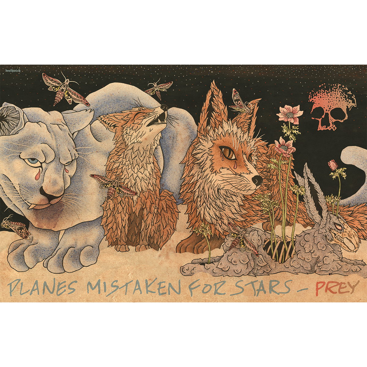 Planes Mistaken For Stars "Prey" Poster