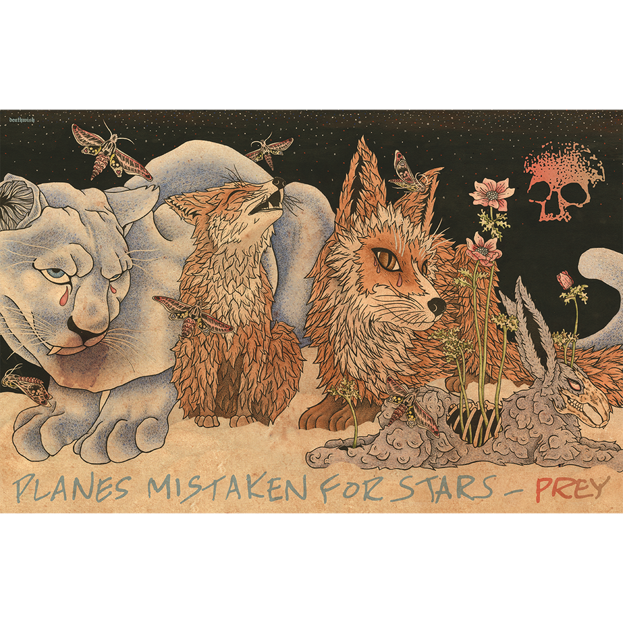 Planes Mistaken For Stars "Prey" Poster