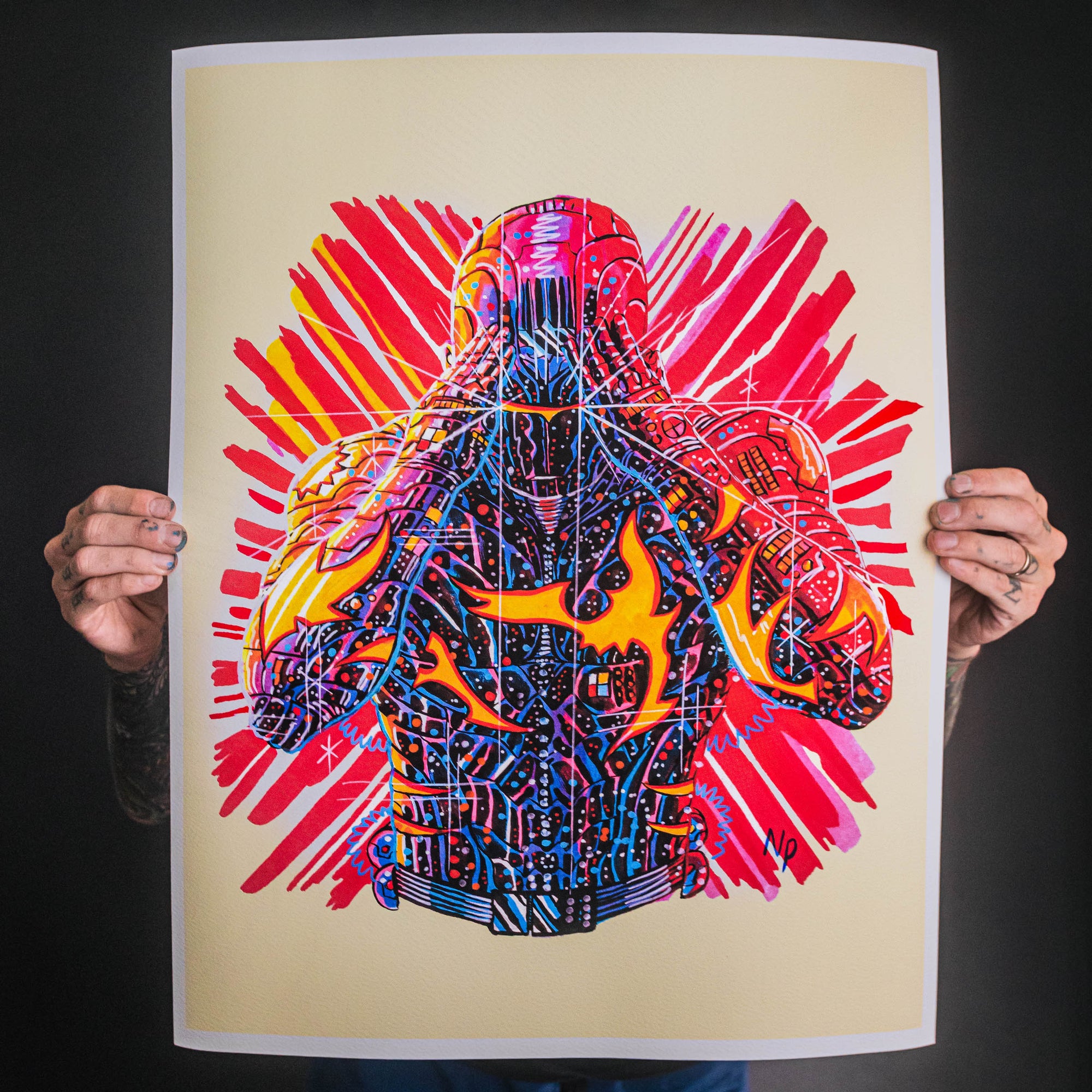 Nick Pyle "It's Happening Again" Giclee Print