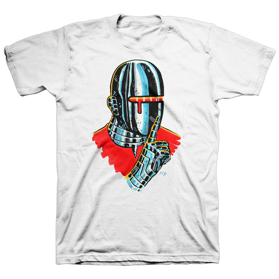 Nick Pyle "SHHH" White T-Shirt