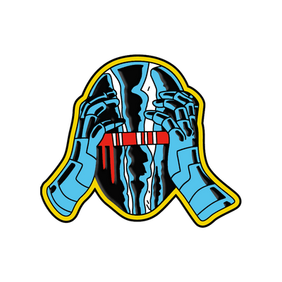 Nick Pyle "Freaking Out" Enamel Pin