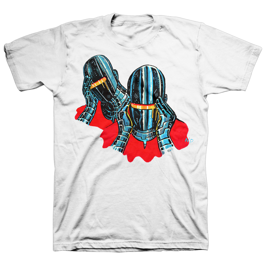 Nick Pyle "Troubled" White T-Shirt