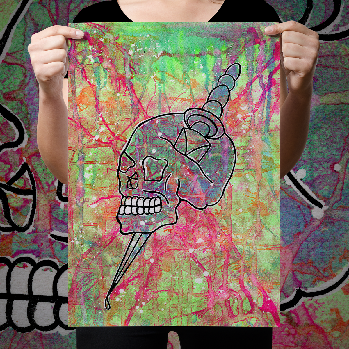 Sean Martin "Skull and Dagger" Giclee Print