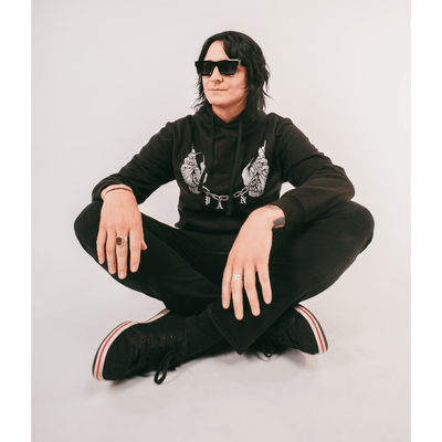 Dylan Garrett Smith "Pain" Black Hooded Sweatshirt