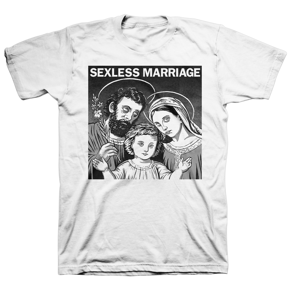 Sexless Marriage "Sexless Marriage" White T-Shirt