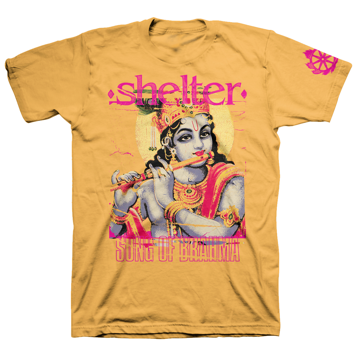 Shelter "Song Of Brahma" Gold T-Shirt