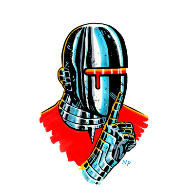 Nick Pyle "SHHH" Giclee Print