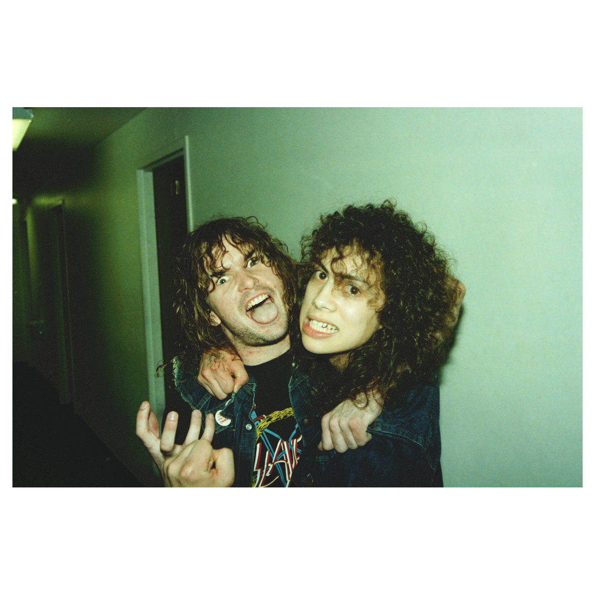 Harald Oimoen "Kerry King & Kirk Hammett: Seattle, WA (1985)" Giclee Print