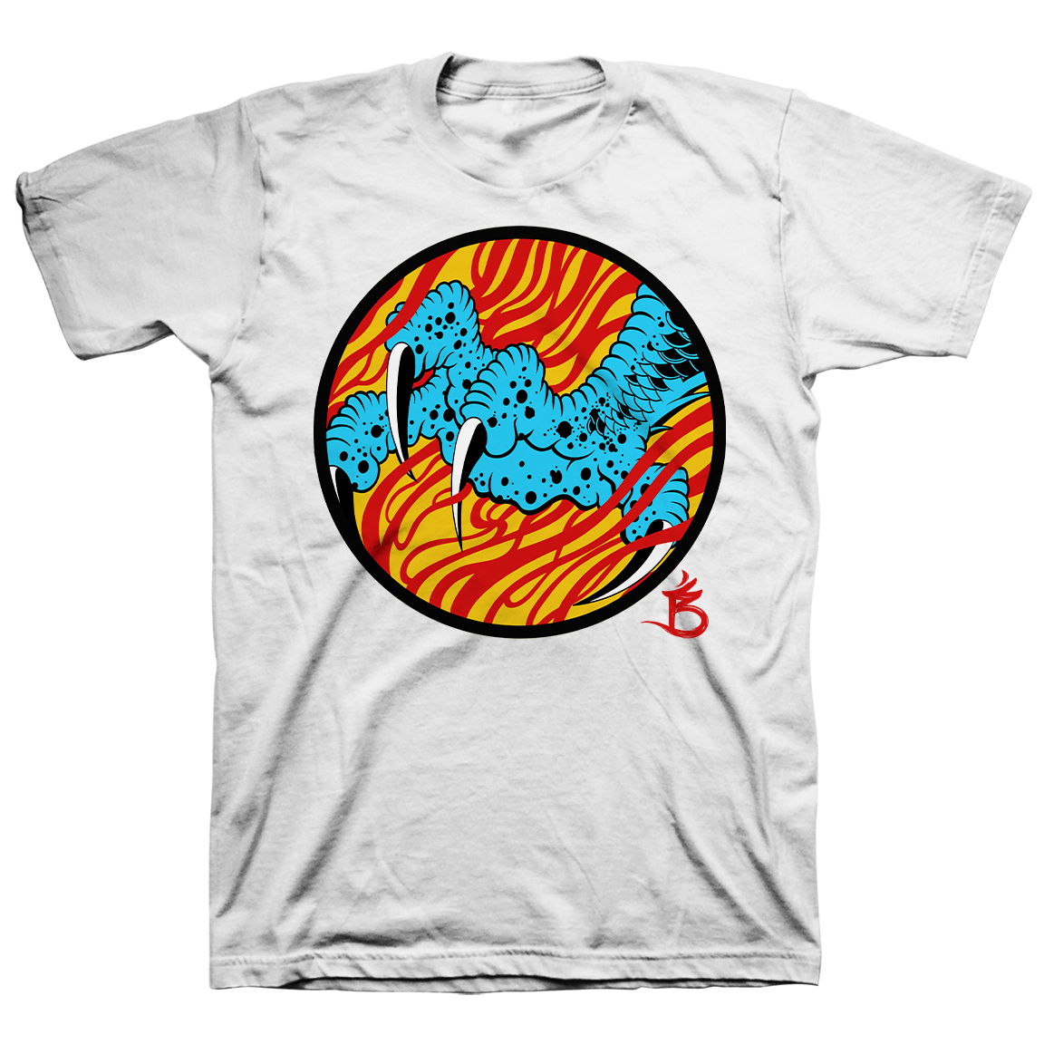 Darren Brass "Claw" White T-Shirt