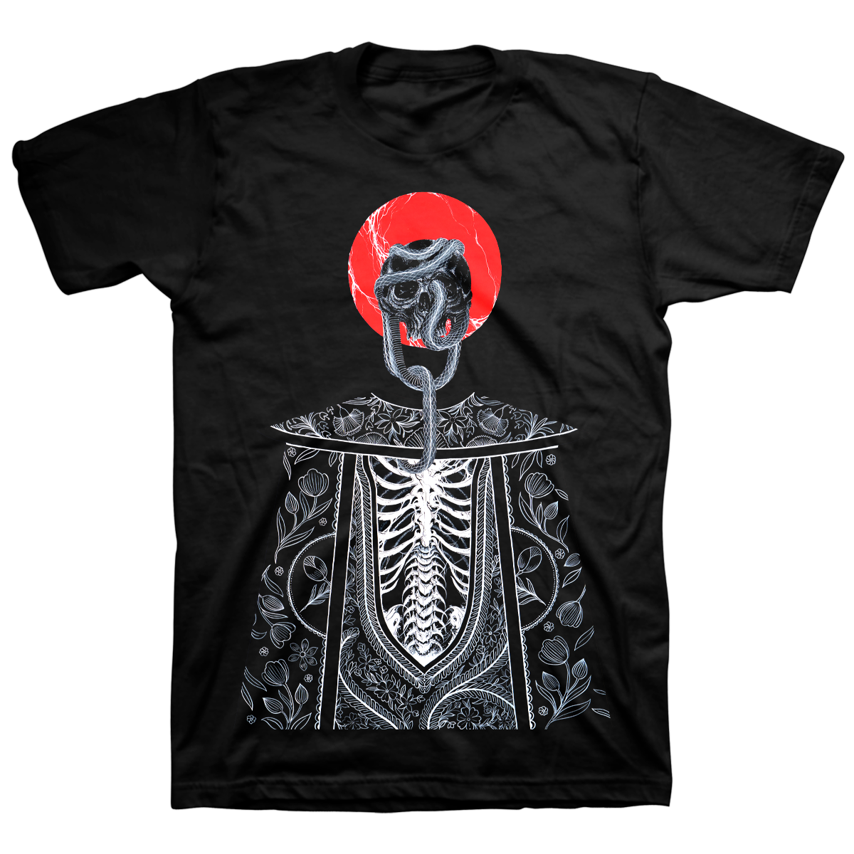 Zac Scheinbaum & Stace Forand "Santa Muerte: 3" Black T-Shirt