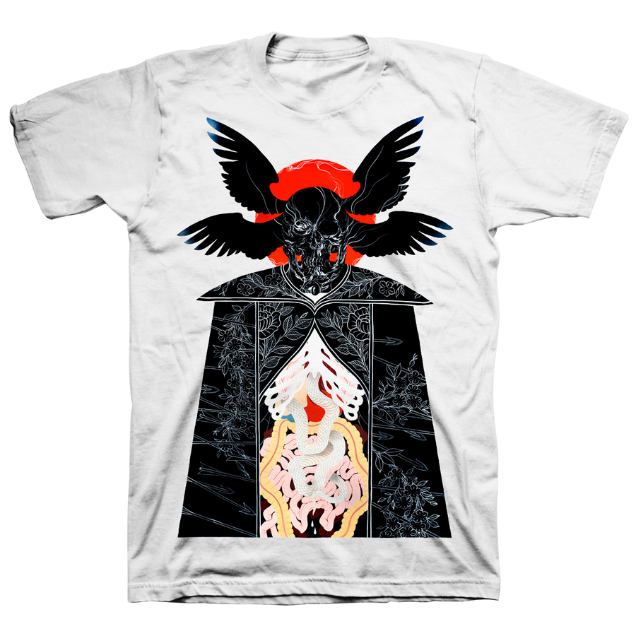 Zac Scheinbaum & Stace Forand "Santa Muerte: 2" White T-Shirt