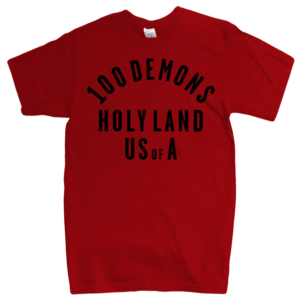 100 Demons "Holyland" Red T-Shirt
