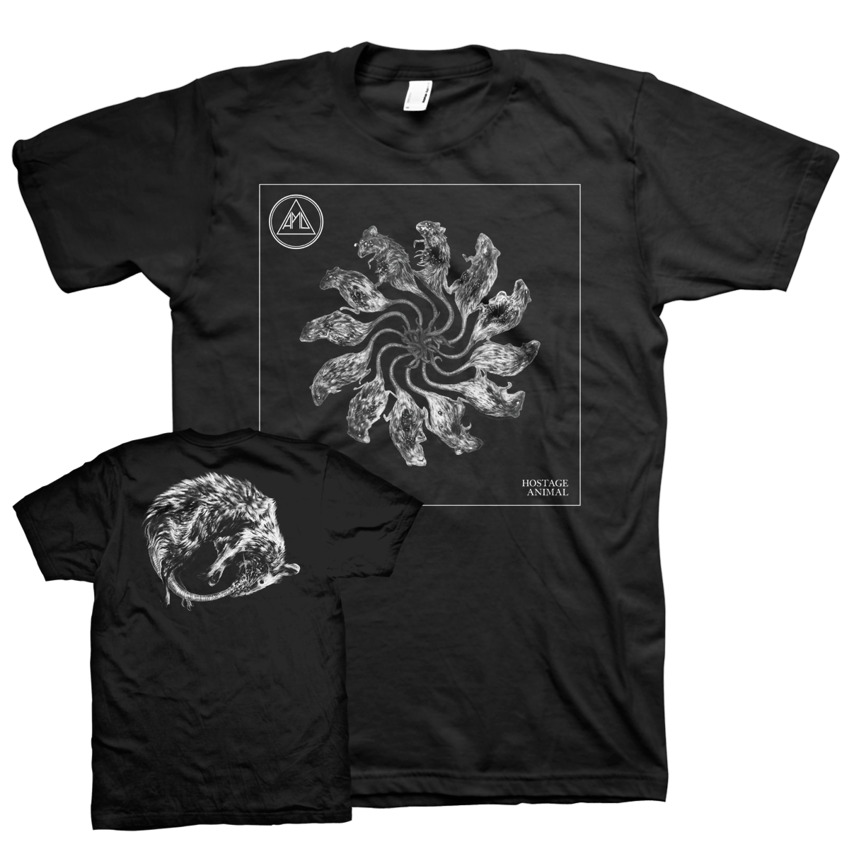 All Pigs Must Die "Hostage Animal" Black T-Shirt