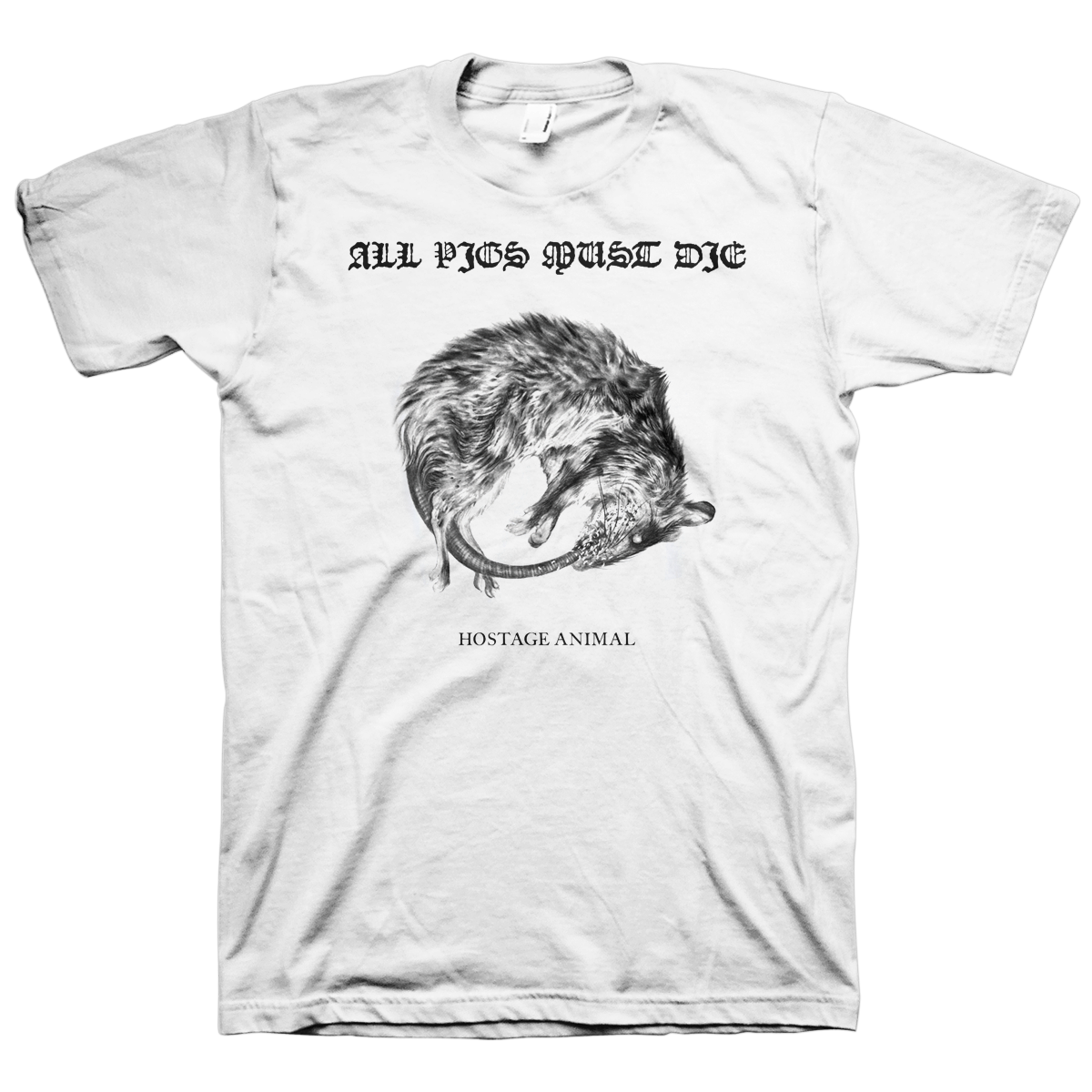All Pigs Must Die "Ouroboros" White T-Shirt