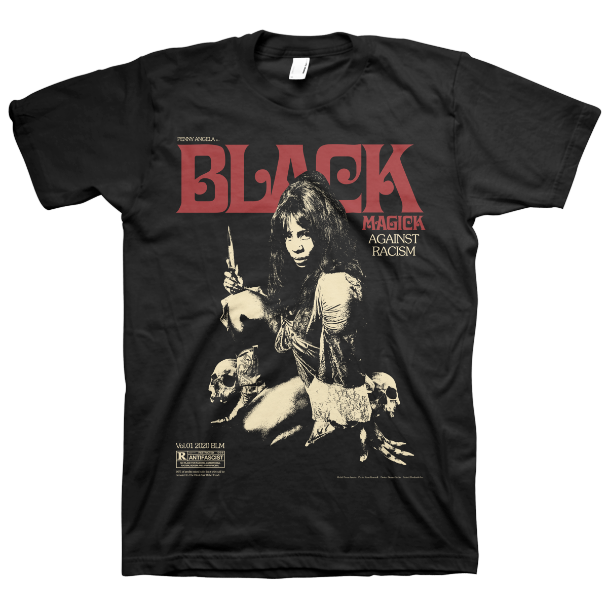 Branca Studio "Black Magick" Black T-Shirt