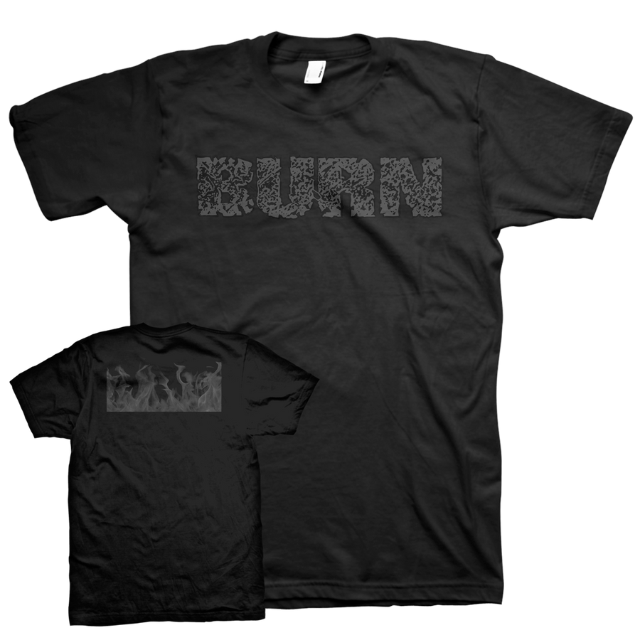 Burn "Black On Black: Fire" T-Shirt