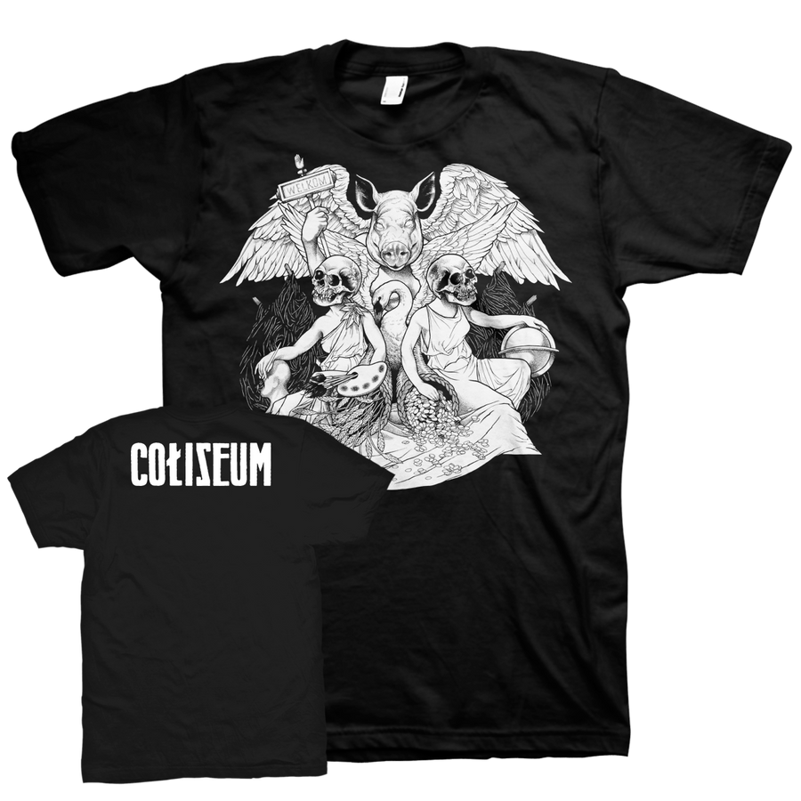 Coliseum "Pig God" Premium Black T-Shirt