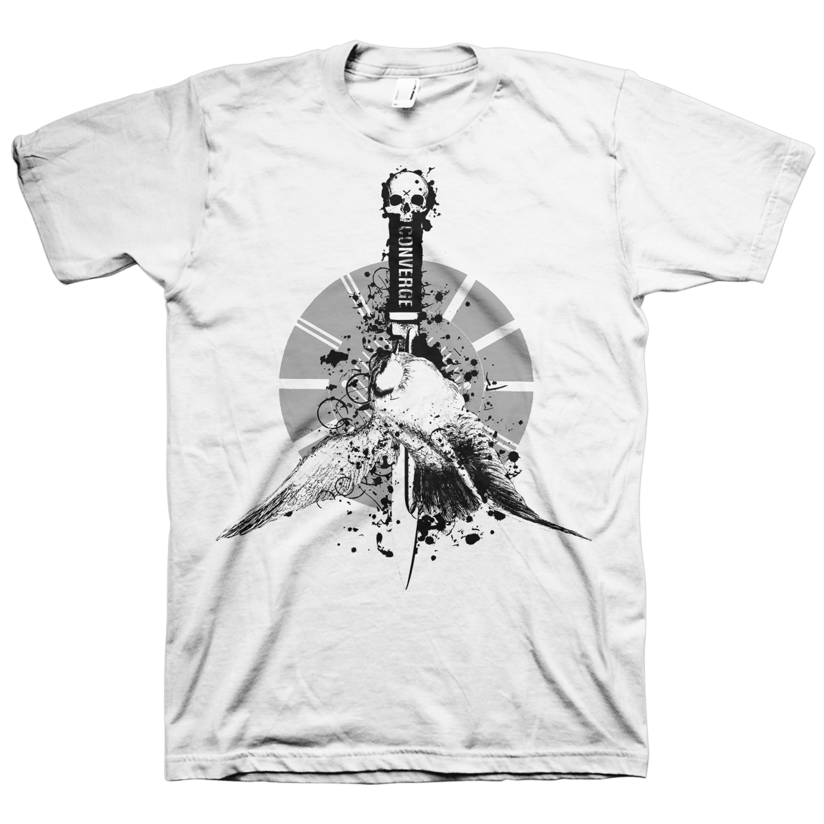 Converge "Glory In Vengeance" White T-Shirt
