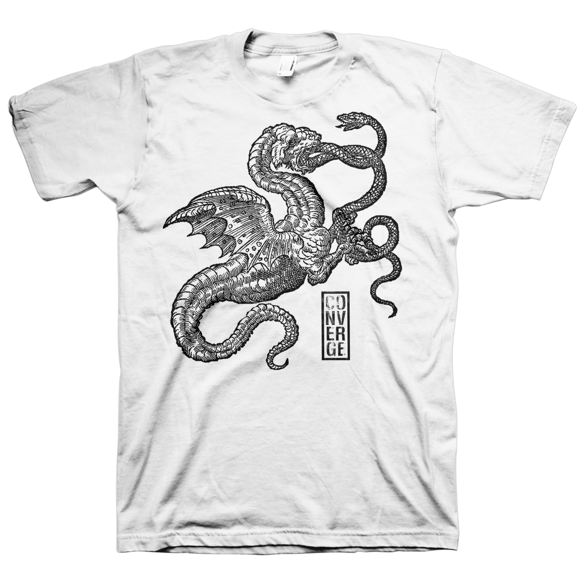 Converge "Evil Eats Evil" White T-Shirt