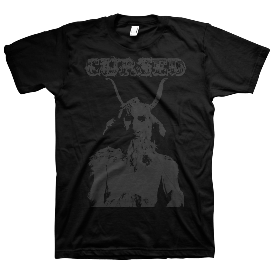 Cursed "He-Goat" Black on Black T-Shirt