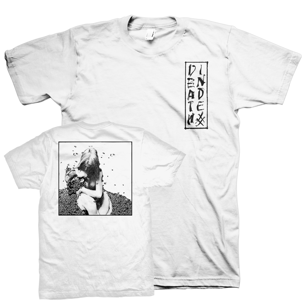 Death Index "Death Index" White T-Shirt