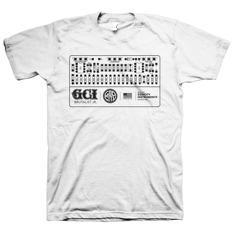 Godcity "Circuit Board" White T-Shirt