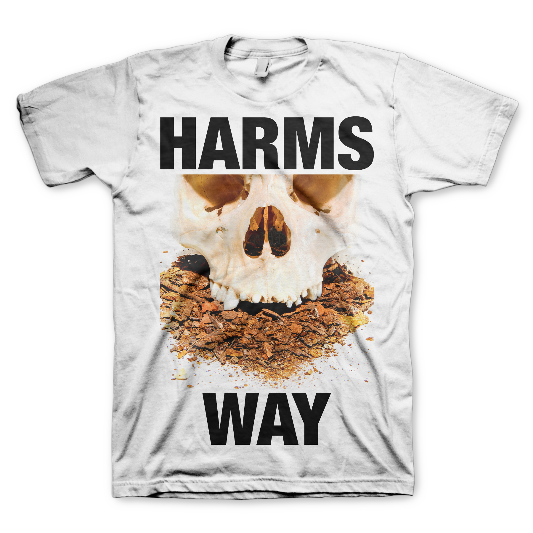 Harm's Way "Skull" White T-Shirt