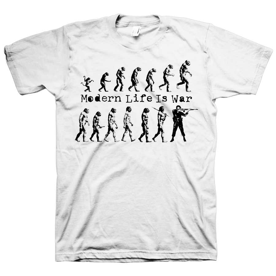 Modern Life Is War "Evolution Vol. 2" White T-Shirt
