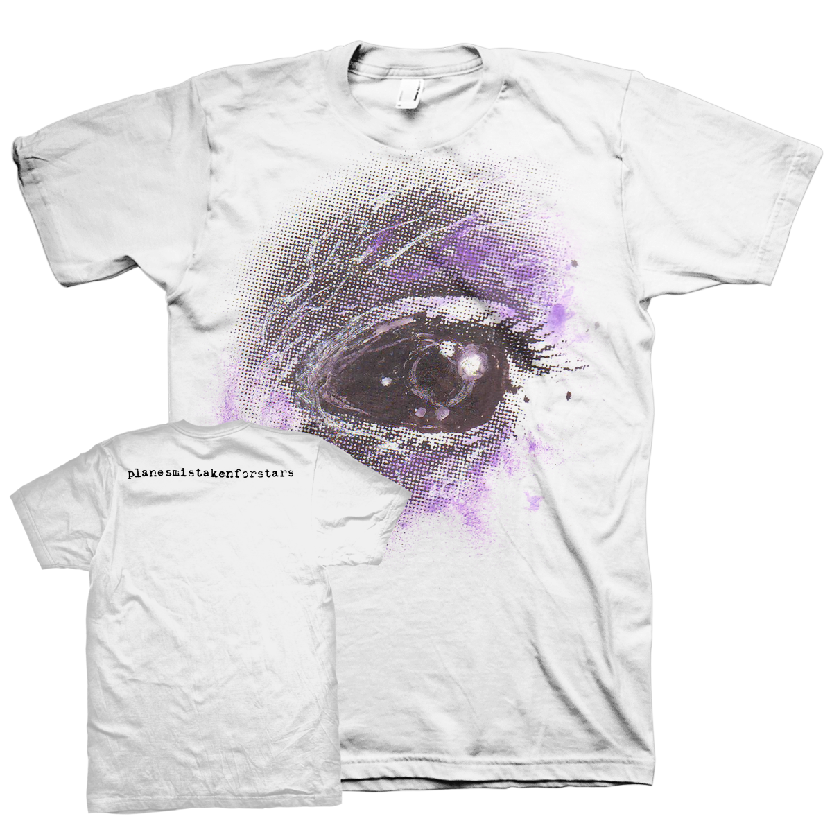 Planes Mistaken For Stars "Eye" White T-Shirt