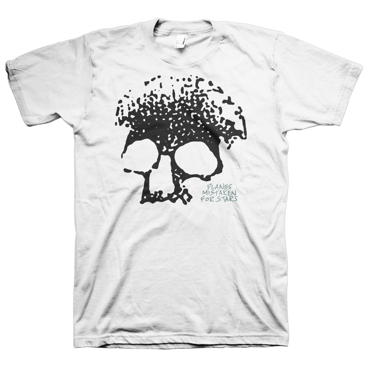 Planes Mistaken For Stars "Skull" White T-Shirt