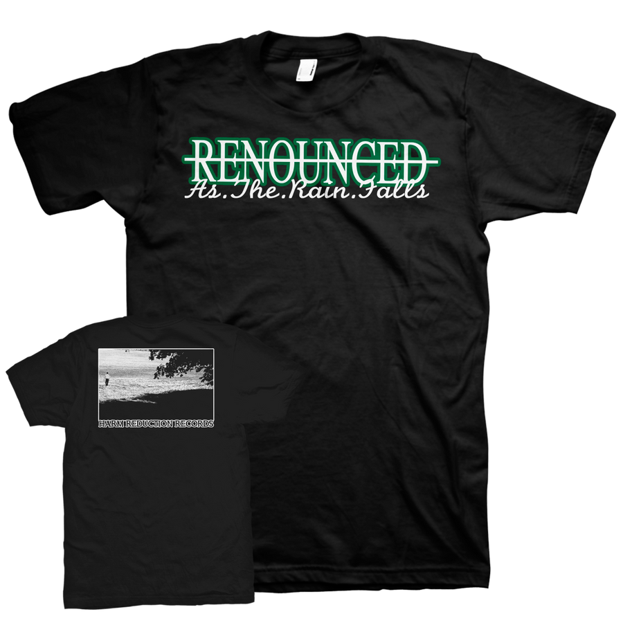 Renounced "As The Rain Falls" Black T-Shirt