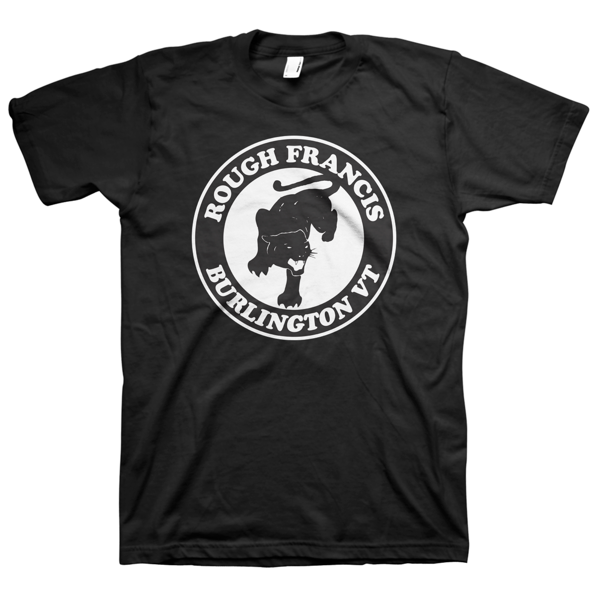 Rough Francis "Logo" Black T-Shirt