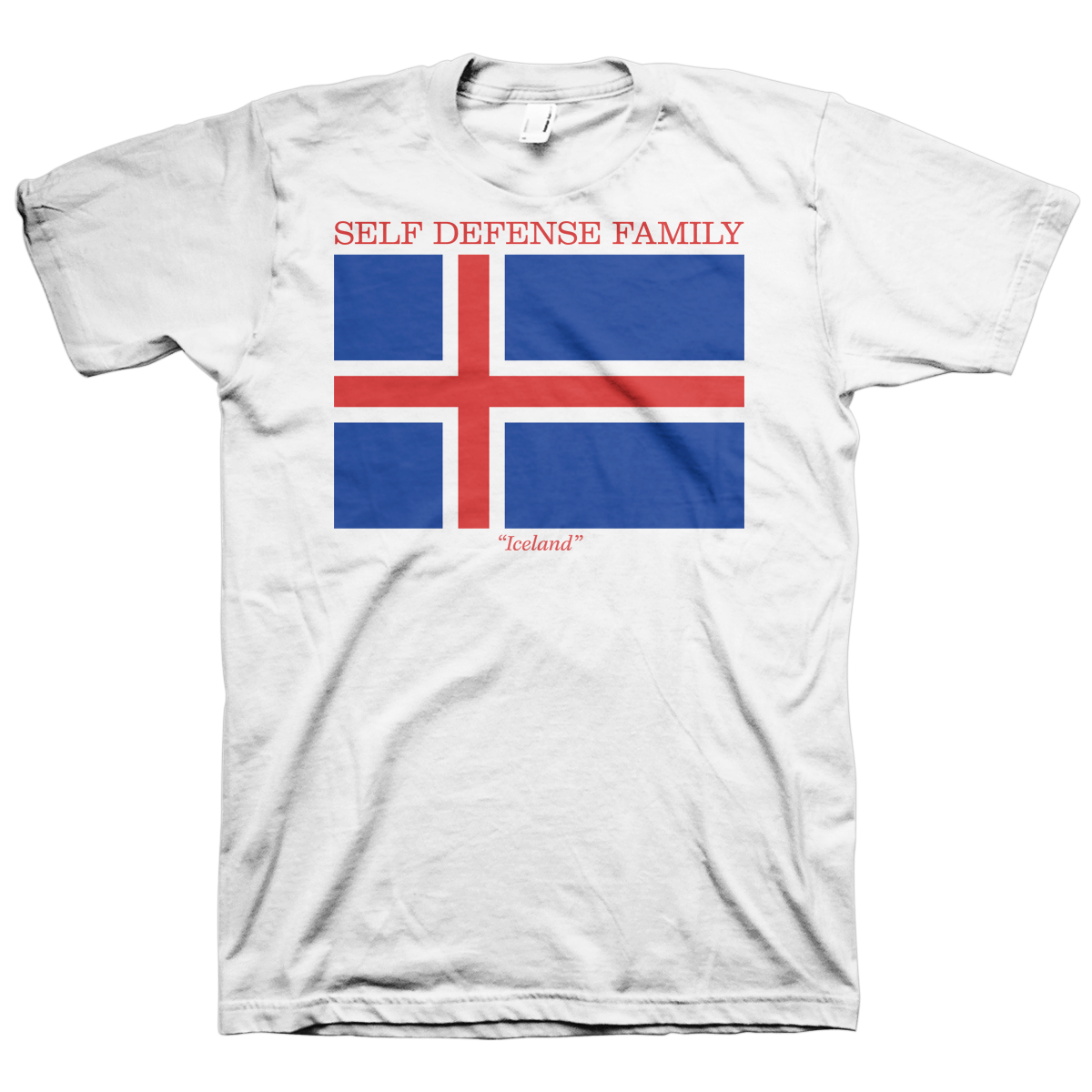Self Defense Family "Iceland" White T-Shirt