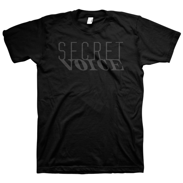 Secret Voice "Logo" Black TShirt Deathwish Inc