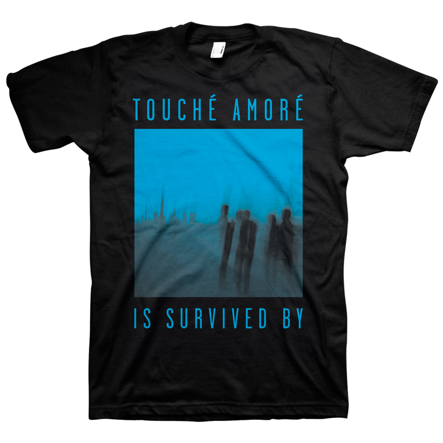 Touche Amore "Is Survived By" Black T-Shirt