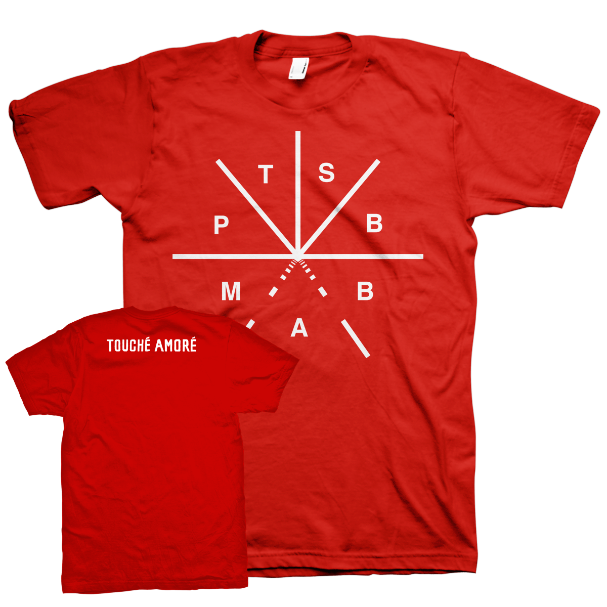 Touche Amore "Symbol" Red T-Shirt
