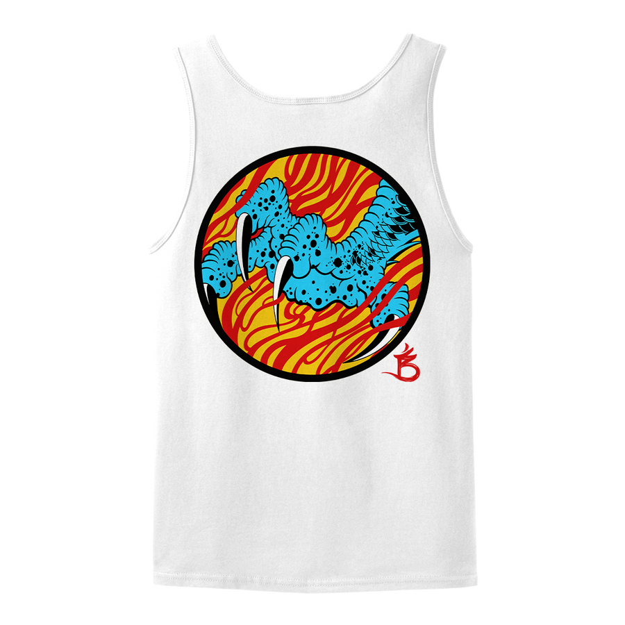 Darren Brass "Claw" White Tank Top