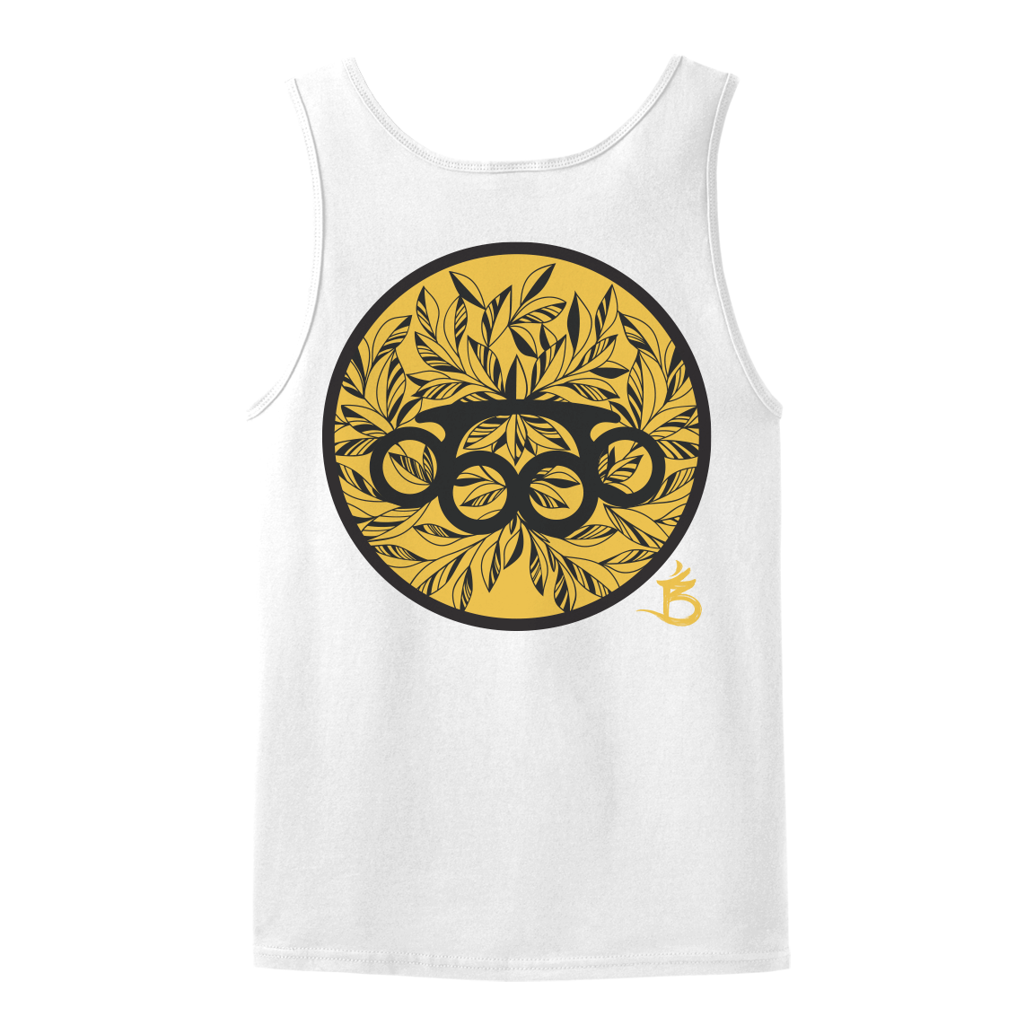 Darren Brass "Brassed Off" White Tank Top