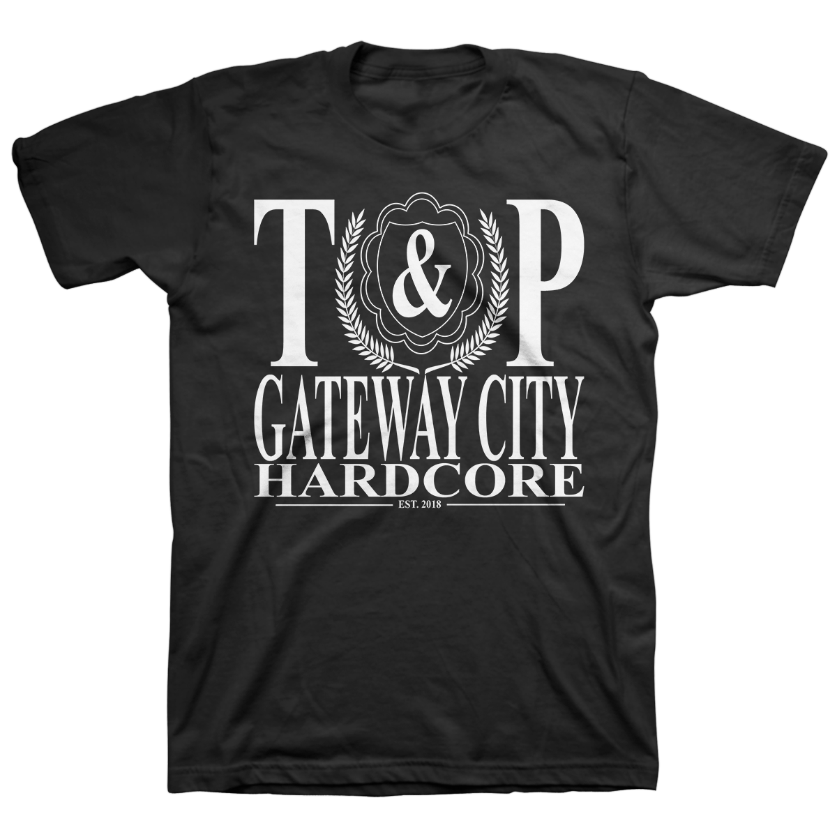 Time and Pressure "College" Black T-Shirt