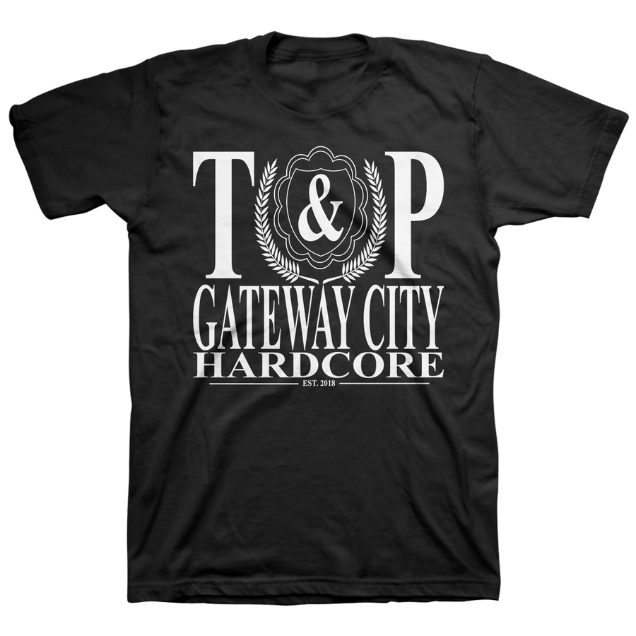 Time and Pressure "College" Black T-Shirt