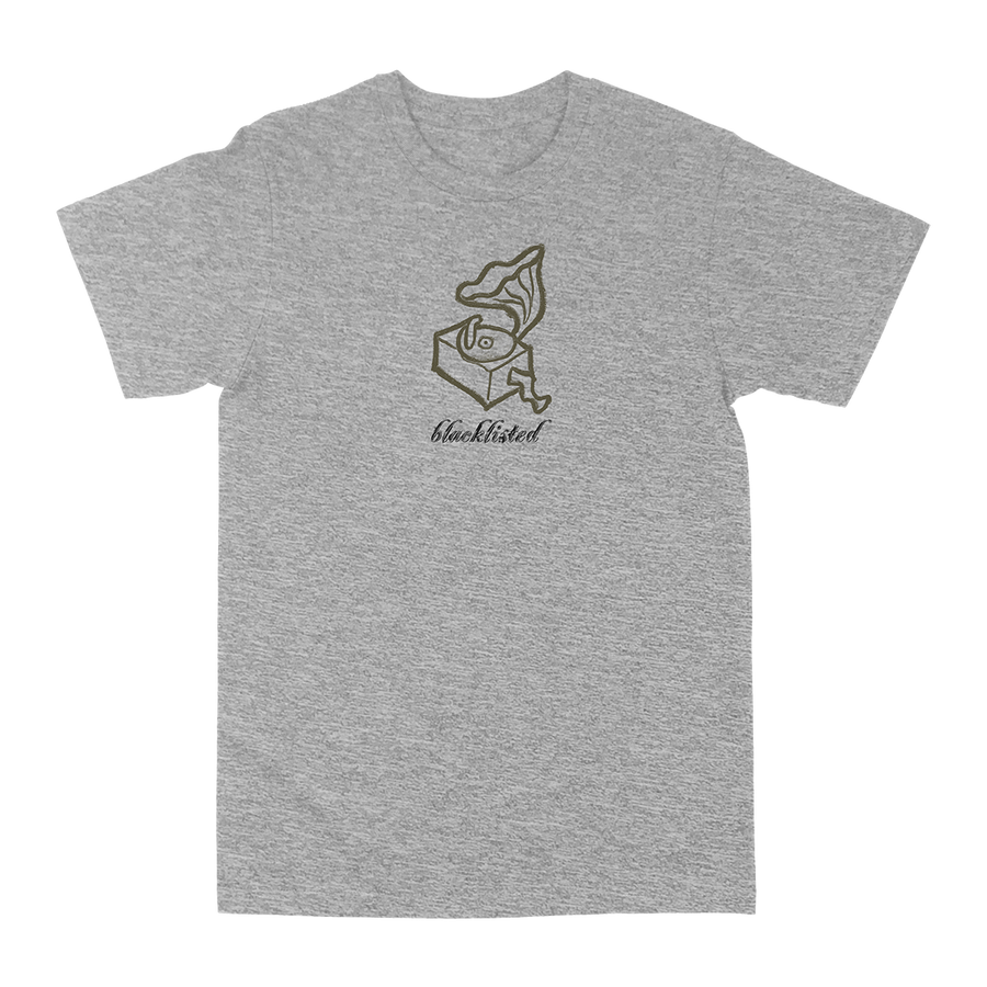 Blacklisted βNo One: Phonographβ Heather Grey T-Shirt