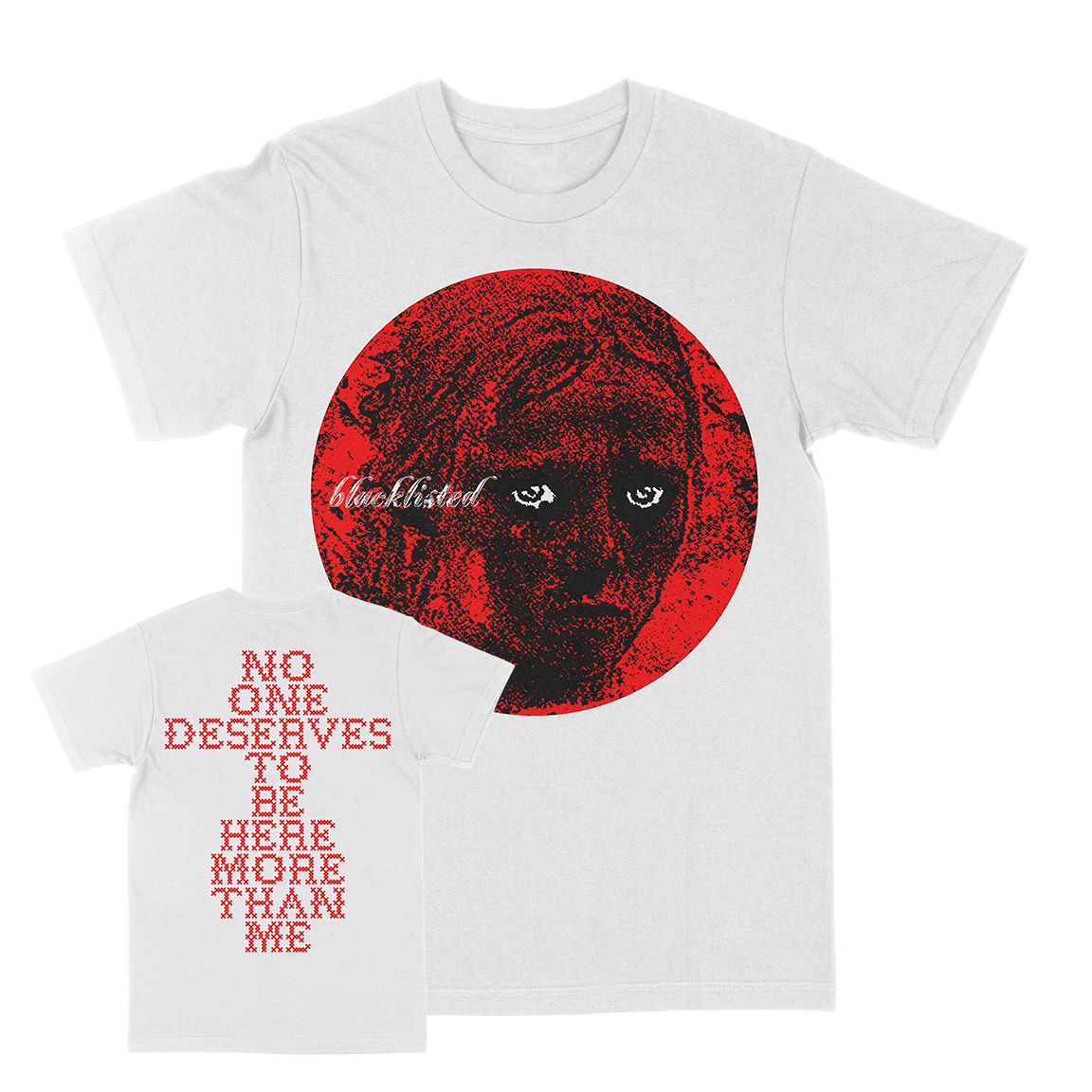 Blacklisted “No One: Girl” White T-Shirt