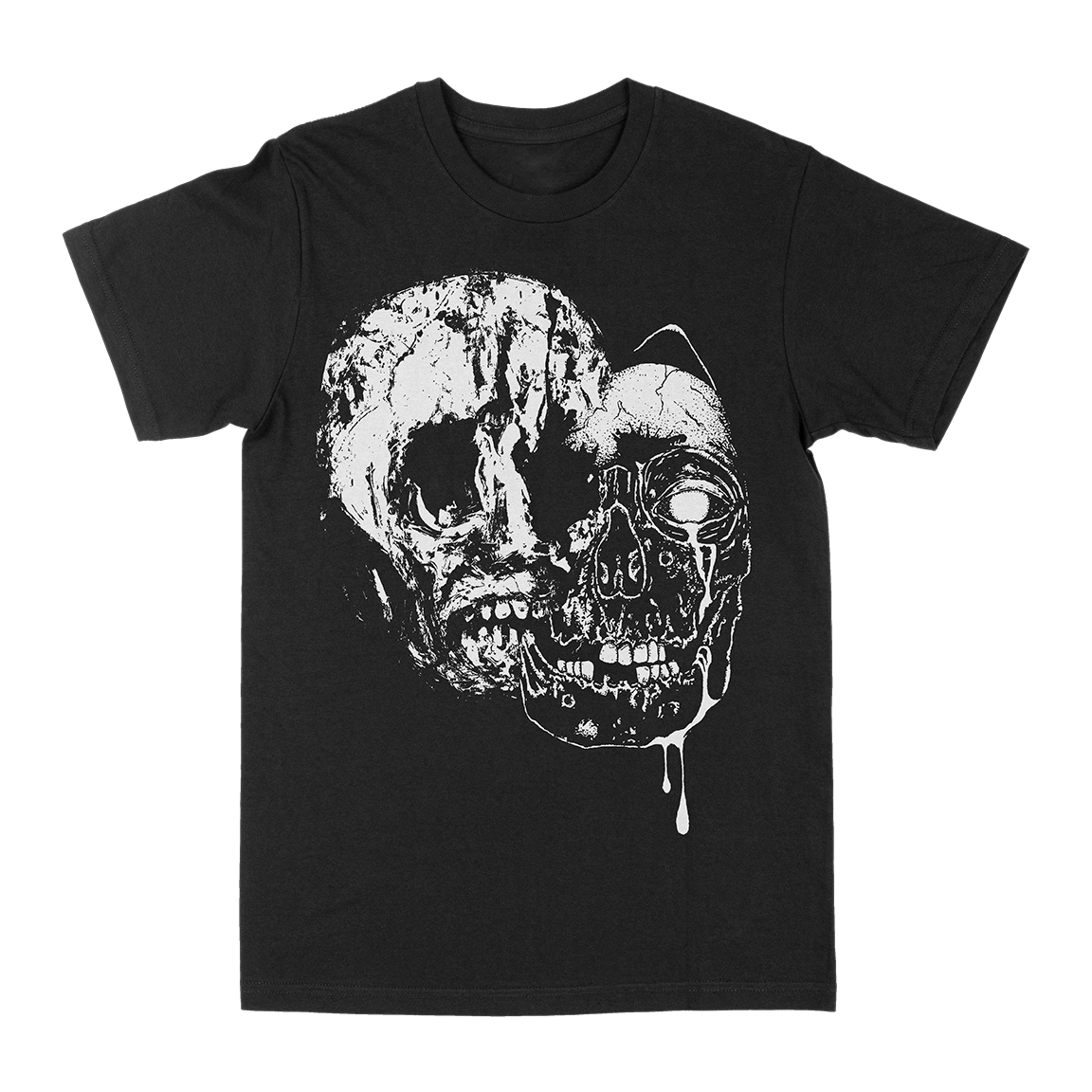 END / Cult Leader "Mashup: White" Black T-Shirt