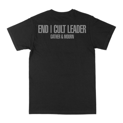 END / Cult Leader "Gather & Mourn: Silver" Black T-Shirt