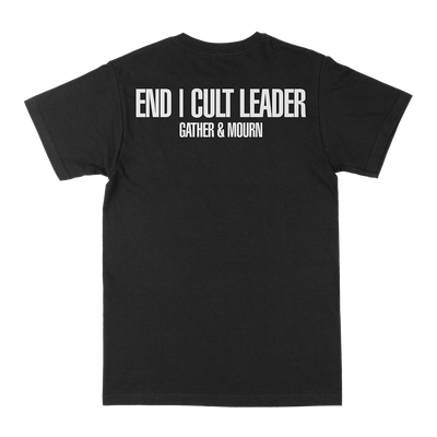 END / Cult Leader "Gather & Mourn: White" Black T-Shirt