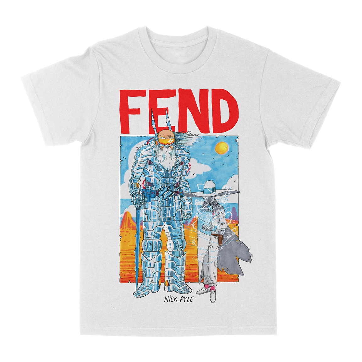 Nick Pyle "Tober Helm and Arkin" White T-Shirt