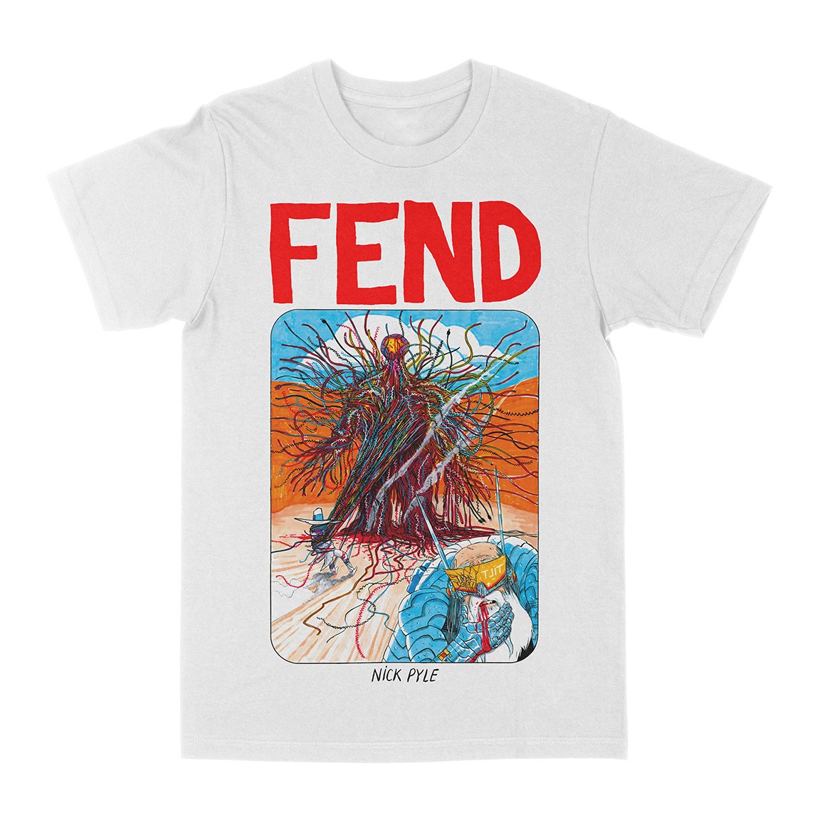 Nick Pyle "Tilt" White T-Shirt