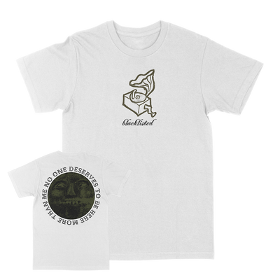 Blacklisted “No One: Phonograph” White T-Shirt