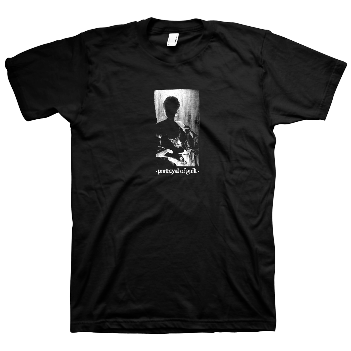 Portrayal Of Guilt "Silhouette" Black T-Shirt