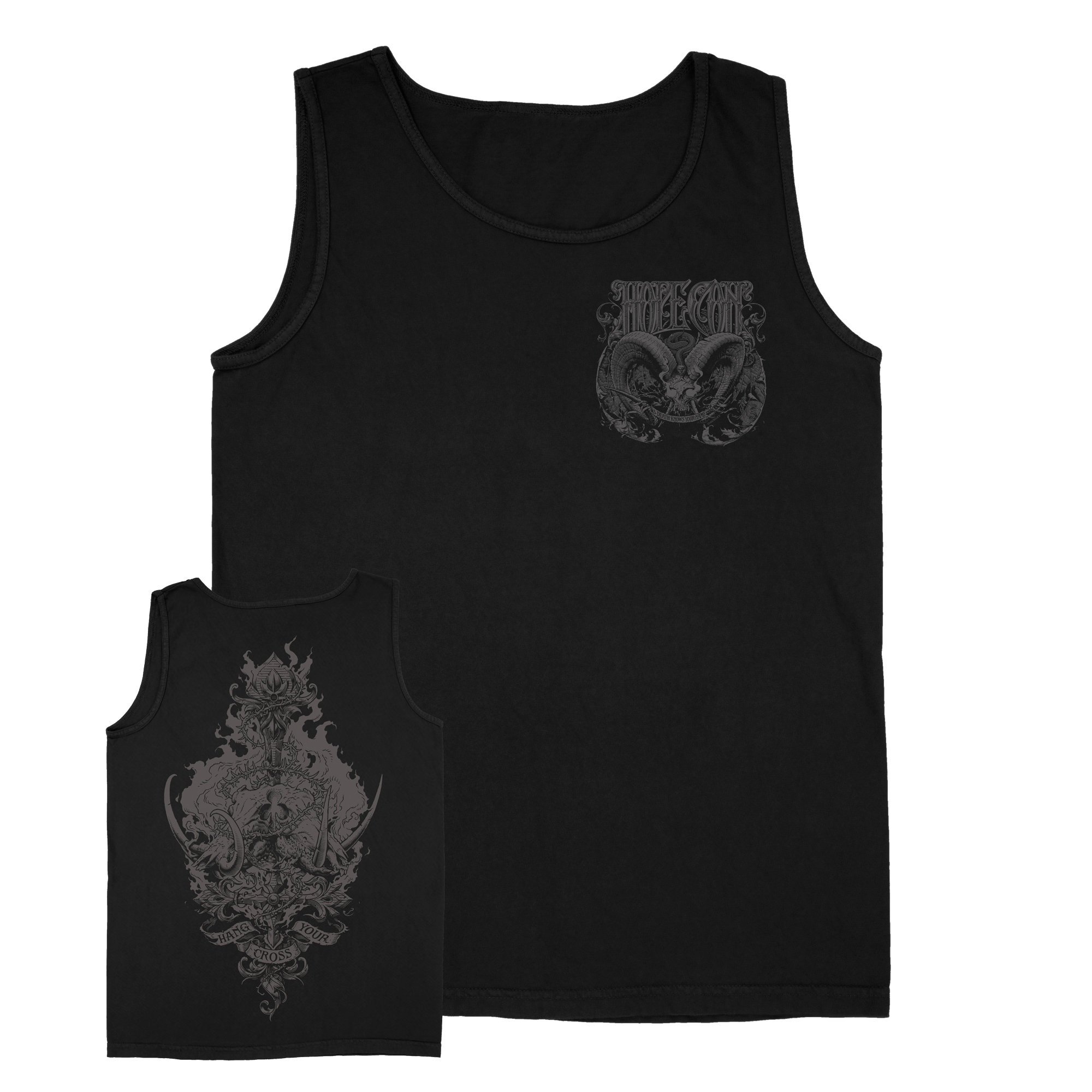 The Hope Conspiracy "Death Knows Your Name: Grey" Tank Top